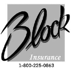 Block Insurance Logo block insurance 1-800-225-0863 taekwondo professionals convention sponsors